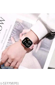 Fancyy Design Pink Colour Digital LED Watch for Kid's boy's and girl's (Age 6 to 13 years)