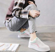 Wogdan girls white Stylish Look Casual Sneakers Shoes Womens And Girls