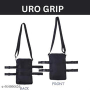 Gulani Medical Agency Catheter Uro Bag Holder | Uro Drainage Leg Bag Holder with Adjustable Strap | For Dialysis & Incontinence Patients for Home, Outdoor, Wheelchair & Bed - Black 2000ml ( Pack of 5)