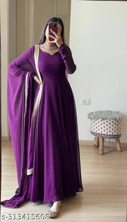 SUPER  GOWN WITH  DUPATTA