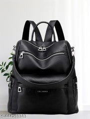 Bohobuzz Backpack Purse for Women Convertible Travel Vintage PU Leather Bag(Backpack,bag,backpack for women women bag fashion,stylish)