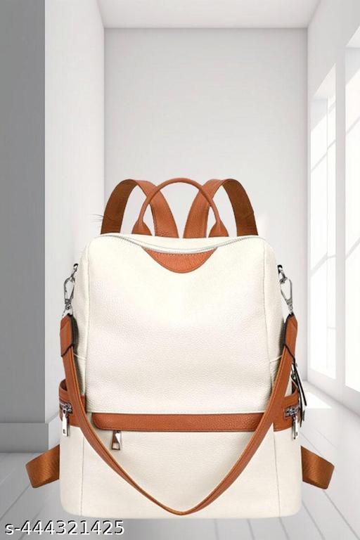 Bohobuzz Backpack Purse for Women Convertible Travel Vintage PU Leather Bag(Backpack,bag,backpack for women women bag fashion,stylish)
