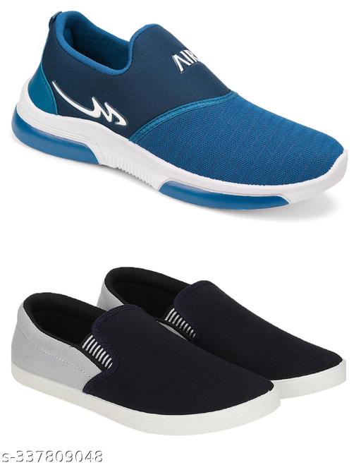 Free Kicks Combo Of 2 Stylish Shoes For Men