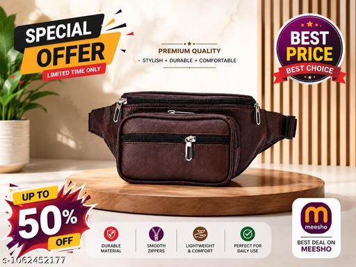 easy to carry, this waist bag is a great combination of style, comfort and functionality.