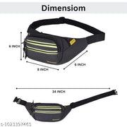 Crossbody Sling Bag for Men | Compact Waist & Chest Bag | Water-Resistant Travel Fanny Pack with Adjustable Strap for Daily Use, Hiking & Outdoor Activities