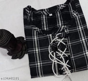 Stylish Black Woolen Kurti Only