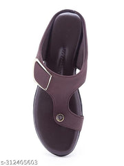 CROX Women's Brown Ankle Buckle Thongs | Chic Comfort for Everyday Style