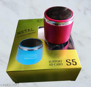 MLA VA WORLD S5 (PORTABLE BLUETOOTH MINI SPEAKER) Dynamic Metal Sound with High Bass 5 W Bluetooth Speaker  (Multicolor, Stereo Channel)