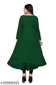 Fancy long flair anarkali type kurti