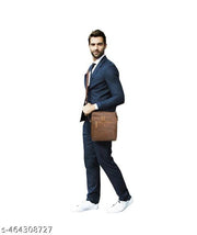ENAMOUR Stylish Brown Leather Sling Bag for Men | Enamour Premium Crossbody Messenger Bag with Adjustable Strap for Travel, Office, Casual & Use