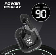 ULTRAPOD PRO Earbuds BT Wireless 5.3, Transparent Charging Case, (Green)