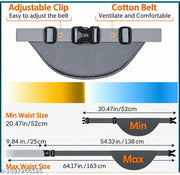 Waist Bag, Multi-Pocket Lightweight, Durable Compact Fanny Pack (Grey)
