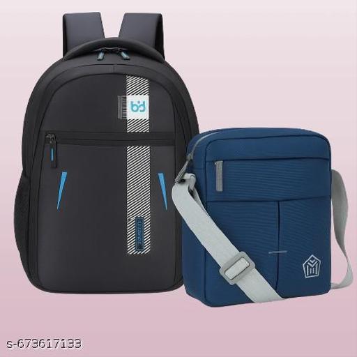One Side Shoulder Backpack with Bag Combo