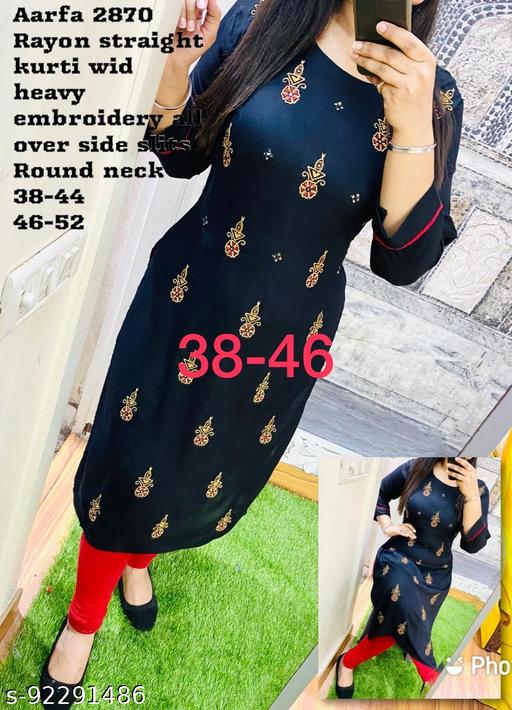 Embroidered Blue kurti