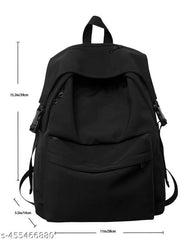 Muchova Latest Fashion Black Colour Casual Stylish Antic Design College Girls Bag School Backpack(Women Backpack Girl Bag Anti Theft Backpack For Girl)