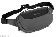 Crossbody Sling Bag for Men | Compact Waist & Chest Bag | Water-Resistant Travel Fanny Pack with Adjustable Strap for Daily Use, Hiking & Outdoor Activities.