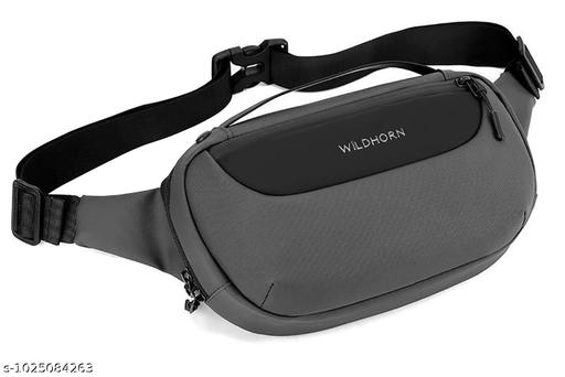 Crossbody Sling Bag for Men | Compact Waist & Chest Bag | Water-Resistant Travel Fanny Pack with Adjustable Strap for Daily Use, Hiking & Outdoor Activities.