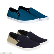 Pack of 2-2s combo shoes for men| black red-blue black- t blue combo shoes in color| comfortable and walking shoes for men