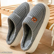 Rabbit Fur Winter Flip flop and Autumn Slipper for Women And Girls Flip Flops Winter Carpet Slippers for Bedrooms (Pack of 1, Pair) Multicolor || Flip-flop and Slipper || Carpet Slippers || House Slipper || Indoor & Outdoor Slipper ||