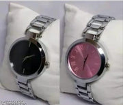 combo pack classic&unique look with METAL belt scrunchy bands watch for woman&girl's combo pack 2