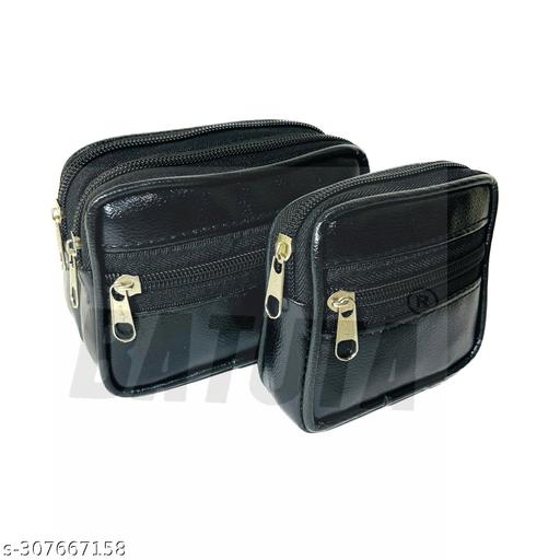 Coin Purse Artificial Leather Money Organiser Card Holder Pouch Case Wallets Blouse Purse for Women Set of 2