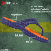 FitFusion Accupressure Slipper for Men Extra Soft and Outdoor Mens Flip Flop and Slide