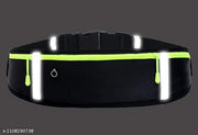 Running Waist Bag with Zipper Pockets Lightweight Sports Travel Belt Pouch