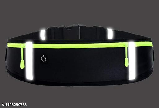 Running Waist Bag with Zipper Pockets Lightweight Sports Travel Belt Pouch