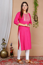 pink kurti