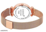 3BF Design Watch For Girls With Magnet Strap