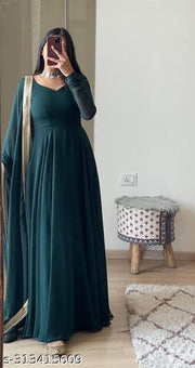 SUPER  GOWN WITH  DUPATTA