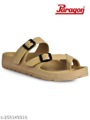 Paragon Comfort Fit Trendy Beige Casual Slides for Men