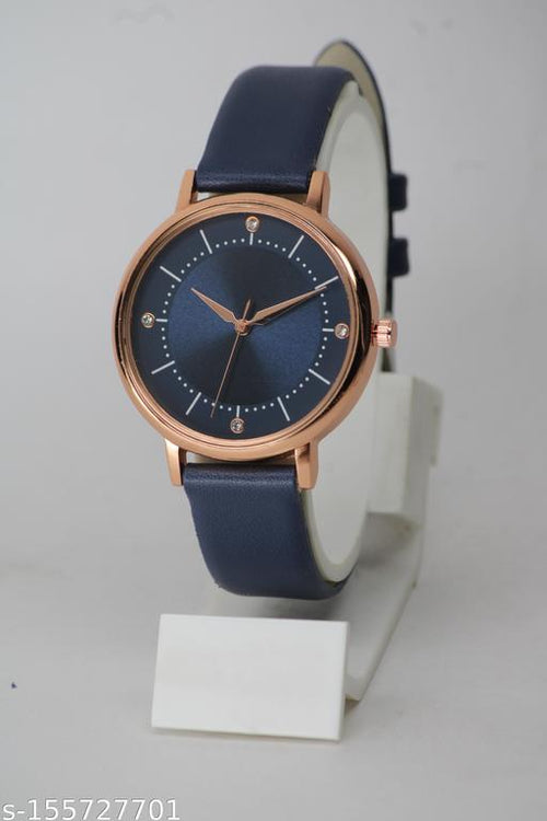 Fashionable Ethnic Gorgeous Embossed Round Dial Professional Leather Belt Analog Watches for women watches for girls watches for ladies watches Pack of 1