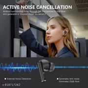 Airpro True Wireless Bluetooth Earphones with 30 Hours Playtime & Compatible for all Smartphones (Black) + Mini Bluetooth Speaker Any Random Colour - COMBO