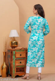 Printed singel kurti