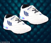 Prattle Foot Kids Led Shoes, Casual Led Velcro Shoes, Light weight Shoes, Outdoor Sports Shoes for Little Tiny Kid T103Blue-$-