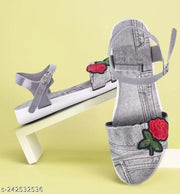 LifeO-Modern Graceful Black Slider For Girls and Woman
