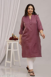SIDHHIKA kurti for women | daily wear kurti | plus size kurtis for women | ready made cotton kurti | big size kurti | kurti stripe | black kurta | casual kurti | designer kurti