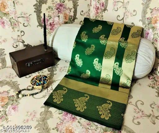 Trendy jacaquard Saree