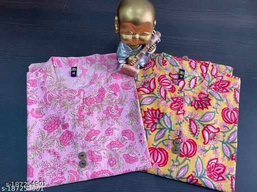 Summer Specials Tp Rated Pure Cotton Kurtis For  Smart Beautiful Women's And  Girls