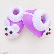 Tarun Child Care Baby Booties Baby Shoes for Any Occasions, Festive-0 to 10 Months Unisex-Multicolor (Pack of 3)