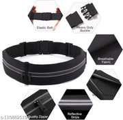 Running Belt, Outdoor Sports Pockets Anti-Theft Mobile Phone Running Belt with Water Bottle Holder, Waterproof, Can Hold Cash Keys Cards Pocket Sport Bag Pouch & Belt (2 Pocket)