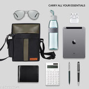 Stasher Stylish Crossbody Messenger Sling Bag for Men Women