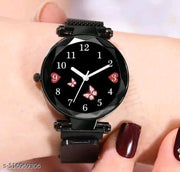 Magnet Strap Premium Quality Graceful Stylish Wrist Watch for Women & Girls