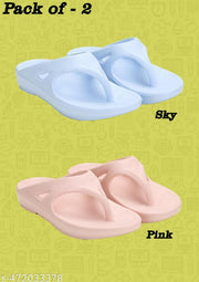 Daily wear EVA slippers For Women's Combo Pack of 2