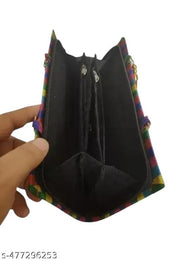 Rajasthani Jaipuri Ethnic Embroidered Women Girls Clutch, Hand Purses, Wallet | Women's Rajasthani Work Hand Purse/sling bag