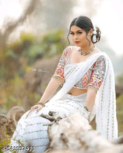 Georgette silk saree