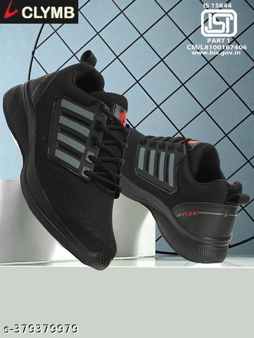 CLYMB Casual Sport for Men | Stylish Lace-Up Sneakers with Cushioned Insole | Comfortable Walking Shoes with Rounded Front Running shoes