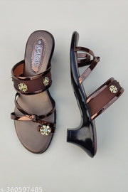 Asku Footwear & Fashion’s Trendy Heel Sandals With Cushioned Sole And Sturdy Construction For Everyday Use And Comfortable Heels With Strong Stone, Best Fitting & Pasting Without Damaged ( safe home delivery ), Water Proof /