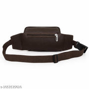 Premium Brown Waist Bag for Men & Women | Sling Bag, Fanny Pack, Crossbody Bag, Travel & Casual Use